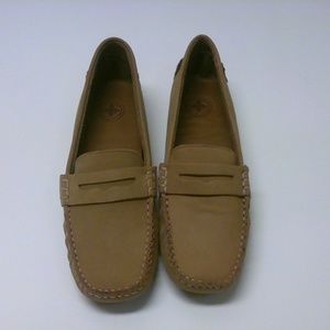 Tan Tradd Suede Loafer -Charleston Shoe Co Size 6